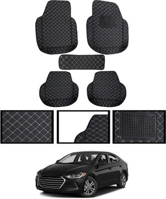 monolive Leatherite Tray Mat For  Hyundai Elantra(Black)