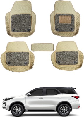 RKPSP Leatherite 7D Mat For  Toyota Universal For Car(Beige)