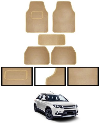 MATIES Fabric Standard Mat For  Maruti Suzuki Vitara Brezza(Beige)