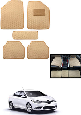 MATIES Leatherite Standard Mat For  Renault Fluence(Beige)