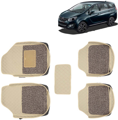 Kingsway Leatherite 7D Mat For  Mahindra Marazzo(Beige)