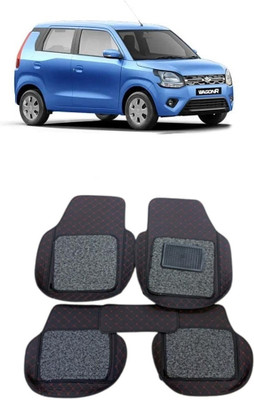 Arnejaa Leatherite 7D Mat For  Maruti Suzuki Wagon R 1.0(Red, Black)
