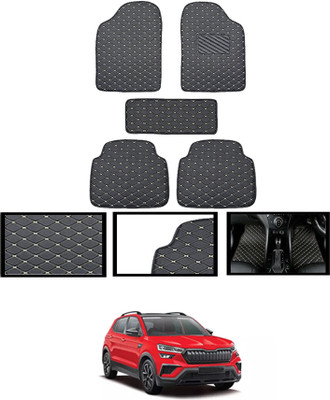 CCMM Leatherite Standard Mat For  Skoda Kushaq(Black)