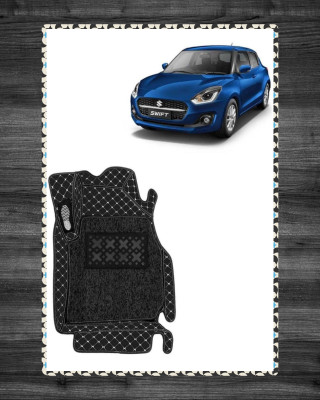 KUNTAIL A Leather 7D Mat For  Maruti Suzuki Swift(Black)