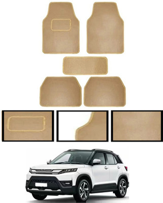 MATIES Fabric Standard Mat For  Vitara Brezza(Beige)