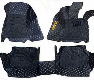 TOFIT ENTERPRISE Leather 7D Mat For  Toyota Urban Cruiser(Black)