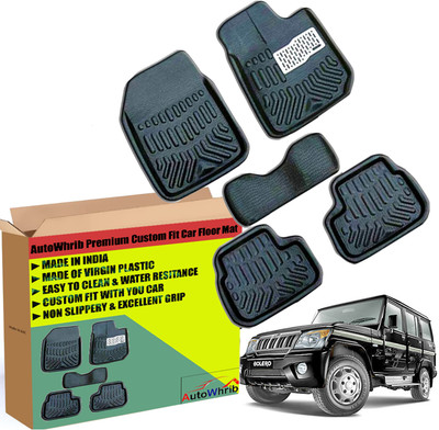 Autowhrib Plastic 3D Mat For  Mahindra Bolero(Black)