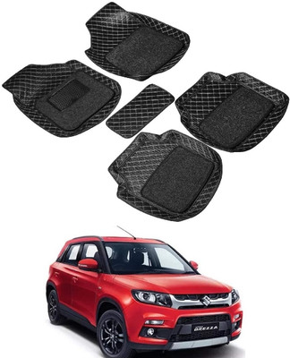 arneja trading company Leatherite 7D Mat For  Maruti Suzuki New Brezza(Black)