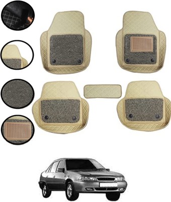 ABJD Leatherite 7D Mat For  Daewoo Cielo(Beige)