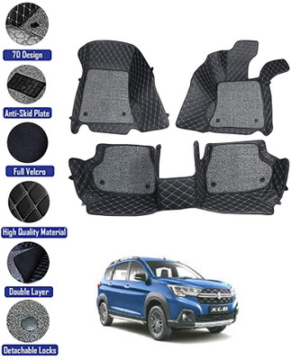 MATIES Leatherite 7D Mat For  Maruti Suzuki XL6(Black)