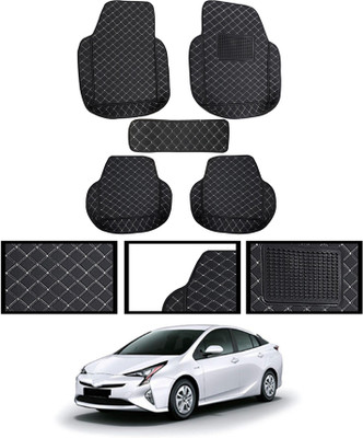 MATIES Leatherite 7D Mat For  Toyota Prius(Black)