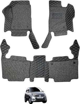 Auto Hub Leatherite 7D Mat For  Hyundai i10(Black)