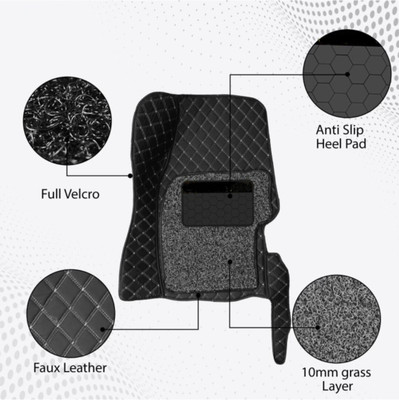 STYLE CHOICE Leatherite 7D Mat For  Mahindra XUV 300(Black, Silver)