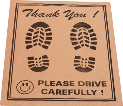 PlayKith Paper Disposable Paper Mat For  Universal For Car(Brown)