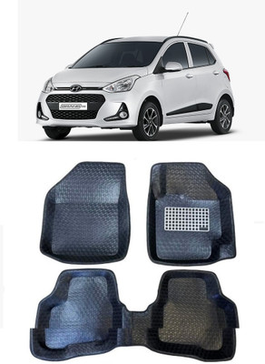 arneja trading company Polyutherine 5D Mat For  Hyundai Grand i10(Black)
