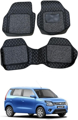 arneja trading company Leatherite 7D Mat For  Maruti Suzuki Wagon R 1.0(Black)