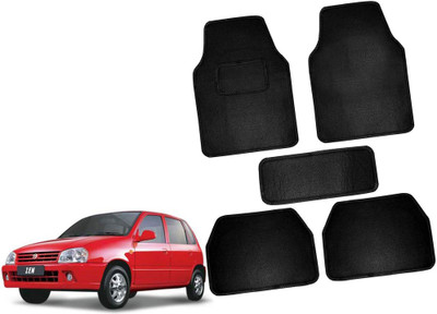 AUTO PEARL Polyester Standard Mat For  Universal For Car(Black)