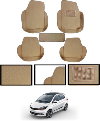 AYW Leatherite 7D Mat For  Tata Tiago(Beige)