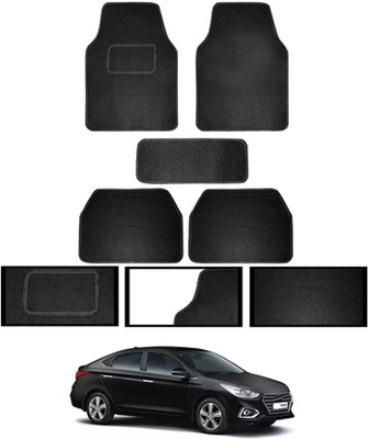 MSNP Fabric Standard Mat For  Hyundai Verna(Black)
