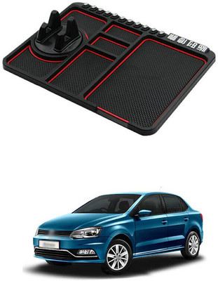 LOVMOTO Plastic Tray Mat For  Volkswagen Ameo(Multicolor)