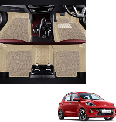 Autoclow Leatherite 7D Mat For  Hyundai Grand i10 Nios(Beige)