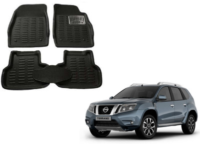 ROSHNEER ENTERPRISES PVC 3D Mat For  Nissan Terrano(Black)