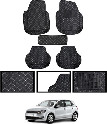 ABJD Leatherite 7D Mat For  Volkswagen Polo(Black)