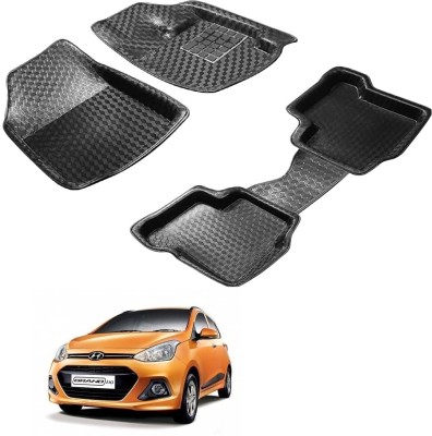 Auto Hub EVA, Plastic 3D Mat For  Hyundai Grand i10(Black)