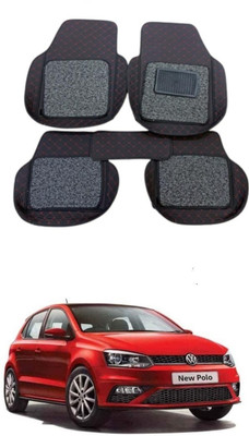 Autocom Leatherite 7D Mat For  Volkswagen Polo(Black)