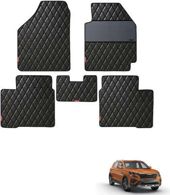 elegant Leatherite Standard Mat For  Skoda Kushaq(Black)
