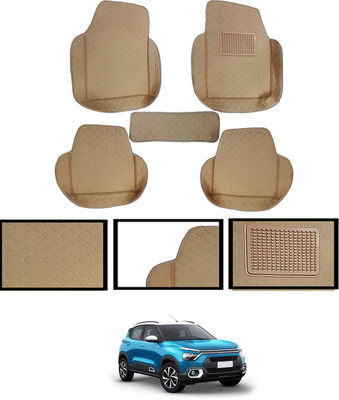 monolive Leatherite Tray Mat For  Citroen Universal For Car(Beige)