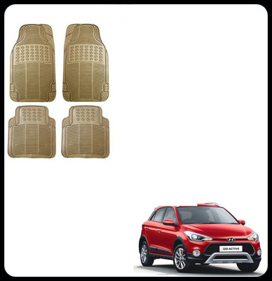SEMAPHORE PVC, Rubber Standard Mat For  Hyundai i10 Active(Beige)