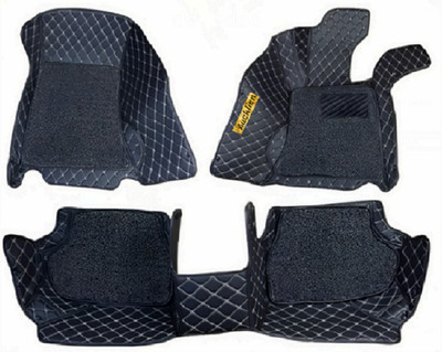 Auckkien Leather 7D Mat For  Mahindra Thar(Black)