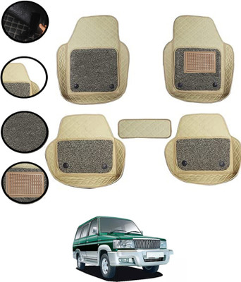 MATIES Leatherite 7D Mat For  Toyota Qualis(Beige)