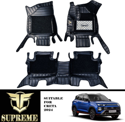 Fit Fly Leather 9D Mat For  Hyundai Creta(Black)