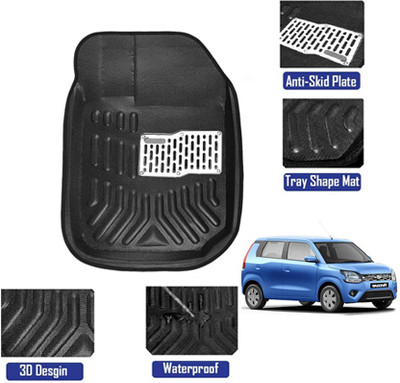 MATIES Plastic 3D Mat For  Universal For Car(Black)