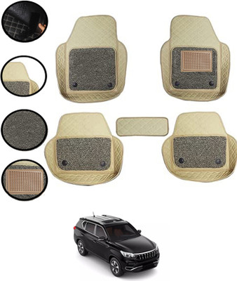 MATIES Leatherite 7D Mat For  Mahindra Alturas G4(Beige)