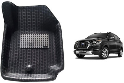 ROSHNEER ENTERPRISES PVC Tray Mat For  Datsun Go(Black)