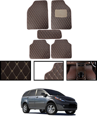 MATIES Leatherite Standard Mat For  Tata Aria(Brown)