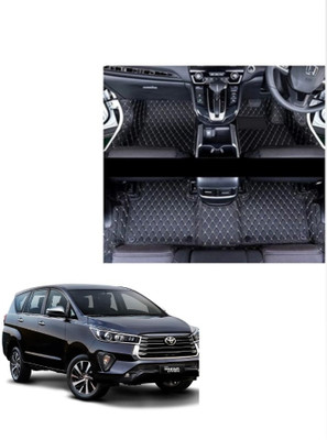 onefit enterprises Leatherite 7D Mat For  Toyota Innova Crysta(Black)