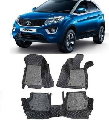TOFIT ENTERPRISE Leatherite 7D Mat For  Tata Nexon(Black)