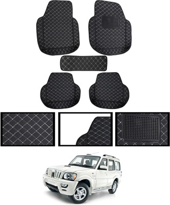 MATIES Leatherite 7D Mat For  Mahindra Scorpio(Black)