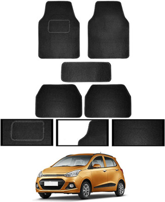 CCMM Fabric Standard Mat For  Hyundai Grand i10(Black)