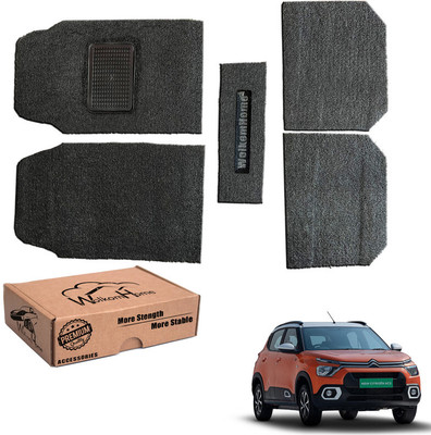 WolkomHome PVC Standard Mat For  Universal For Car(Black)