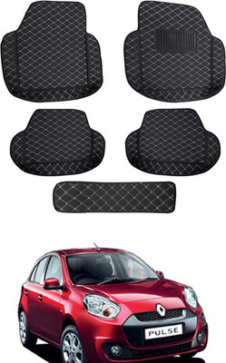 MATIES Leatherite 7D Mat For  Renault Pulse(Black)
