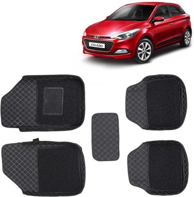 Kingsway Leatherite 7D Mat For  Hyundai Elite i20(Black)