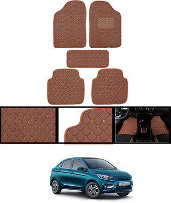 AYW Leatherite Standard Mat For  Tata Tigor EV(Orange)