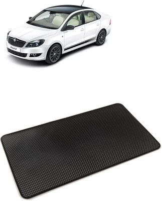 ARNEJA Rubber Standard Mat For  Skoda Rapid(Black)