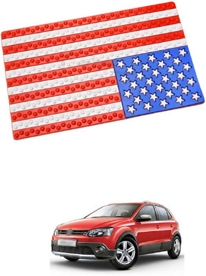 LOVMOTO Plastic Tray Mat For  Volkswagen Universal For Car(Multicolor)