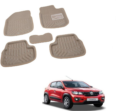 ROSHNEER ENTERPRISES PVC 3D Mat For  Renault Kwid(Beige)
